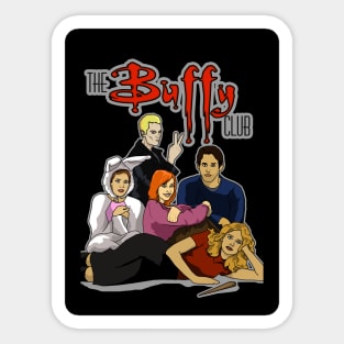 The Buffy Club Sticker